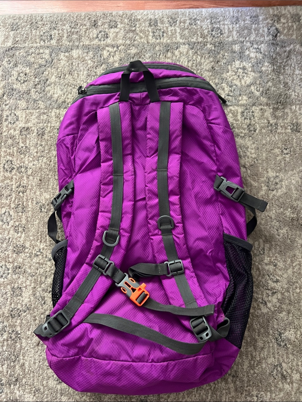 Purple Daypack Backpack - Picture 2 of 7